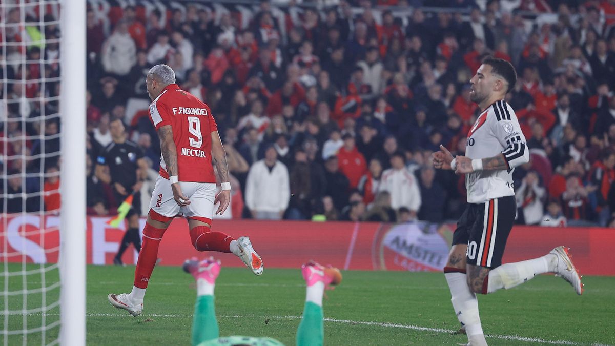 Con gol de Franco Fagúndez, Independiente Santa Fe eliminó a River Plate de la Copa Sudamericana por penales en el Monumental