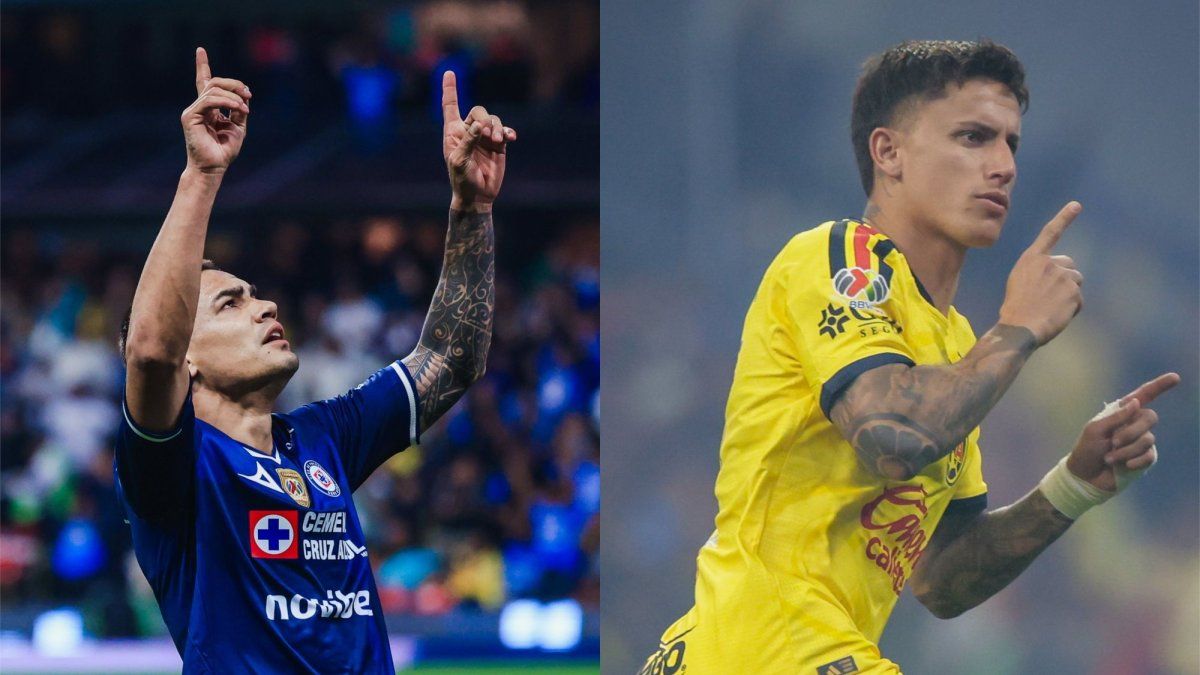 Cruz Azul le ganó 4-3 al América en el Clásico Joven, con goles del Toro Fernández y de Brian Rodríguez