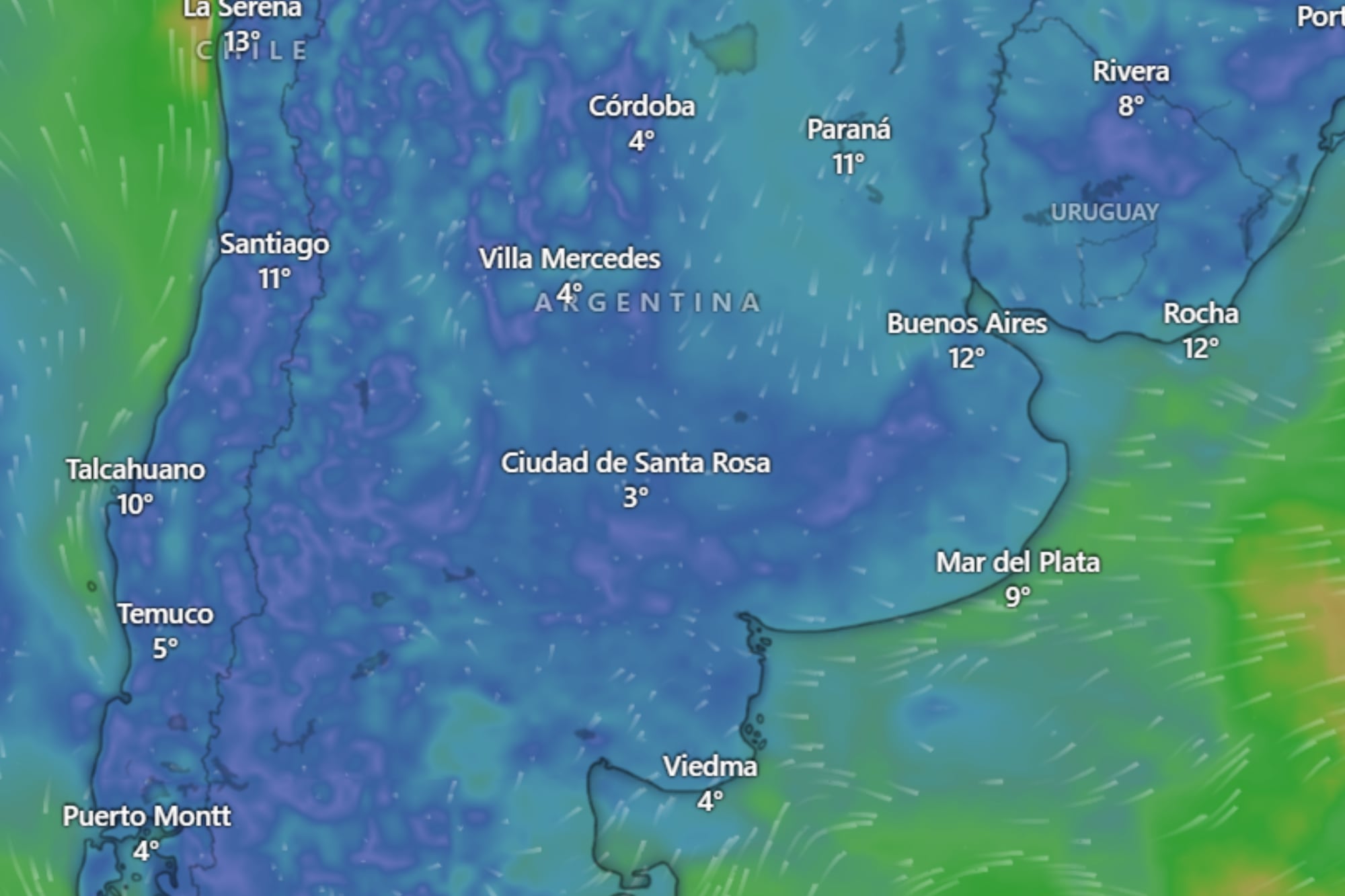 Pronóstico en el AMBA: máximas de 18 °C desde el miércoles y lluvias débiles el jueves
