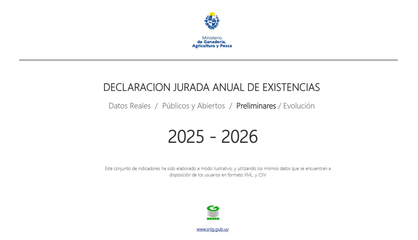 El MGAP presentó los datos preliminares de la DICOSE 2025-2026 y habilitó el sistema de consulta en línea