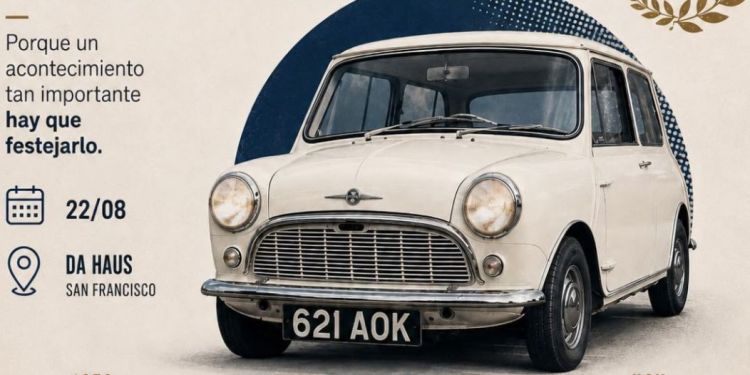 El Classic Mini Club Uruguay celebra este sábado en Piriápolis los 67 años del primer Mini