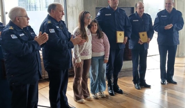 La Jefatura de Maldonado reconoció a los policías que salvaron a una niña de 8 años y a los operadores del monitoreo electrónico
