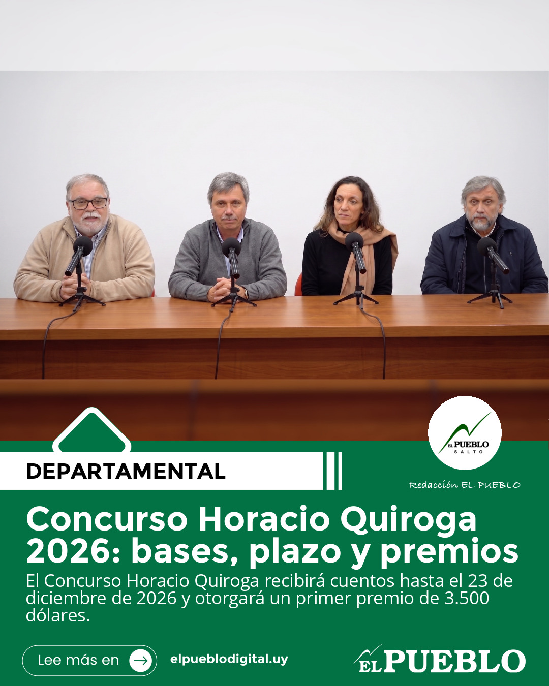 Concurso Horacio Quiroga 2026: abierta la convocatoria para cuentos hasta diciembre