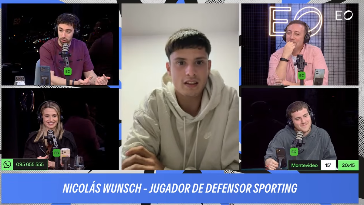 Nicolás Wunsch: en Defensor Sporting "te exigen como un equipo grande"