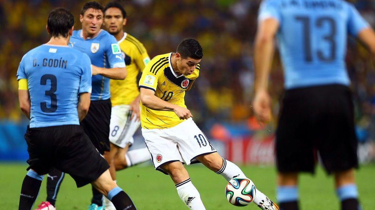 James Rodríguez se retiró de la selección de Colombia tras casi 15 años: fue el verdugo de Uruguay en Brasil 2014